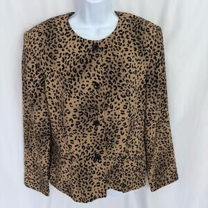 Vtg. Joan Leslie Blazer Jacket Size 12